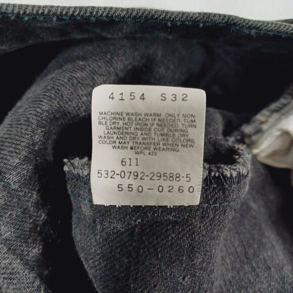 Vintage Levi's 550 Relaxed Fit Men's Red Tab Jeans Size 33x34 USA Made '92 - Picture 7 of 10